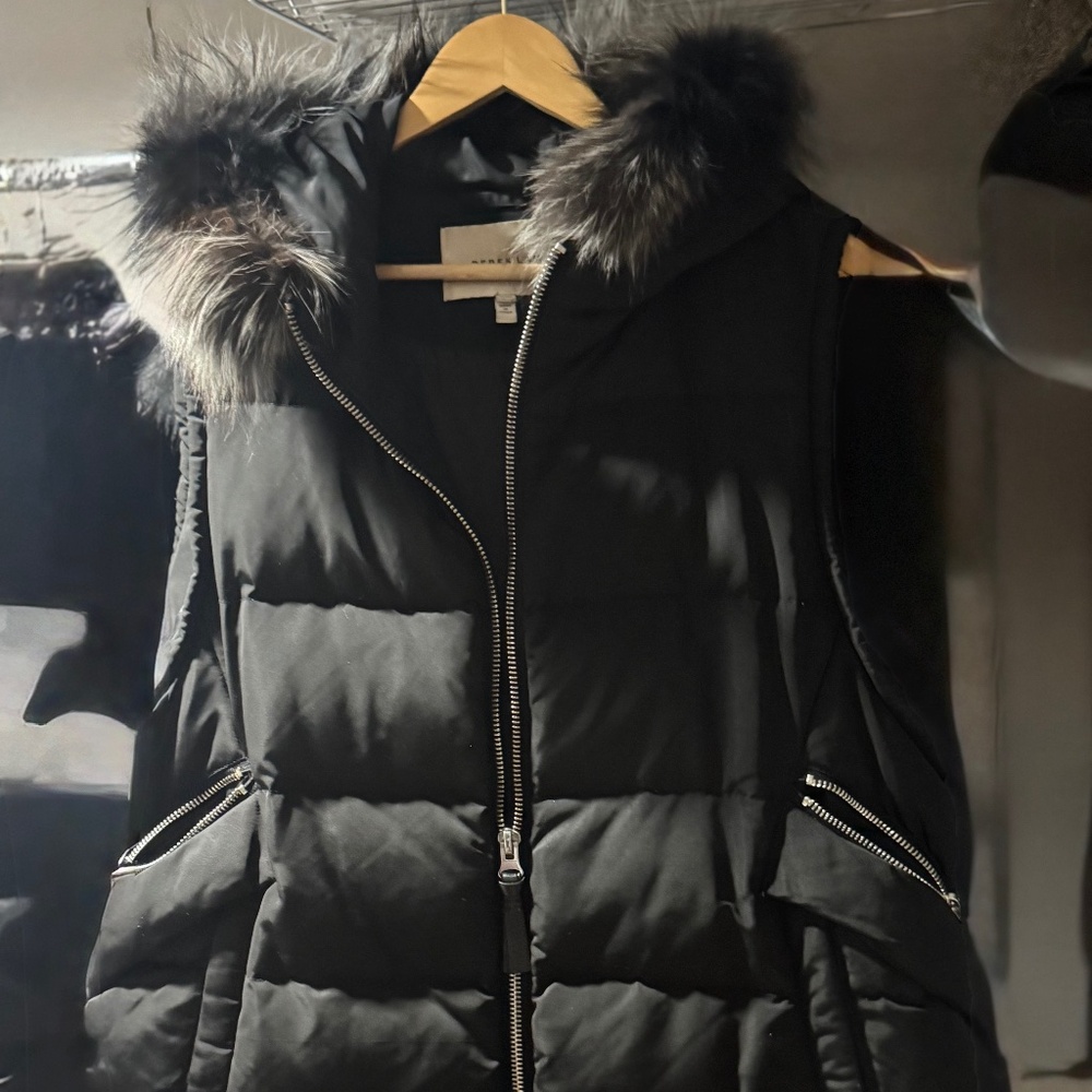 Used down vest